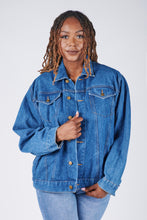 Load image into Gallery viewer, &#39;Halle Berry 007&#39; Denim Jacket
